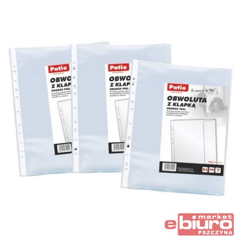 OBWOLUTA KOSZULKA Z KLAPKĄ B4 ORANGE PEEL A'10