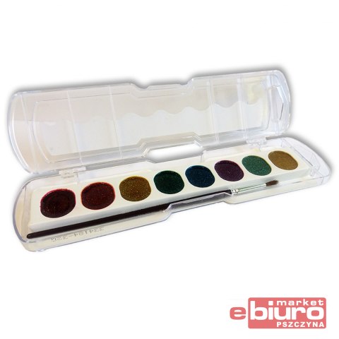 AKWARELE BROKAT GIOTTO 8 KOLORÓW 331200 GLITTER