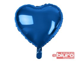 BALON FOLIOWY SERCE GRANATOWE 18''