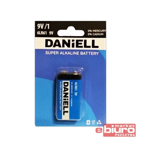 BATERIA DANIELL ALKALINE 6LR61 BLISTER A'1