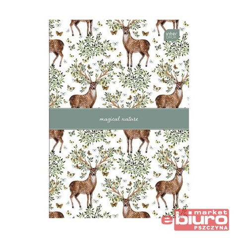 ZESZYT A5 32 KARTEK KRATKA SOFT TOUCH MAGICAL