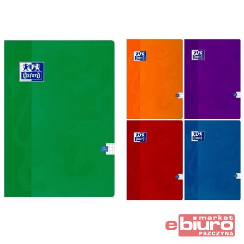 ZESZYT A5 60 KARTEK KRATKA OXFORD SCHOOL 90G ESSE