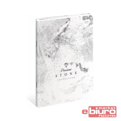 ZESZYT A5 96 KARTEK KRATKA METALLIC STONE INTERDRU
