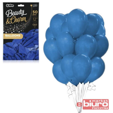 BALONY BEAUTY&CHARM PASTEL NIEBIESKIE 12" 50SZT