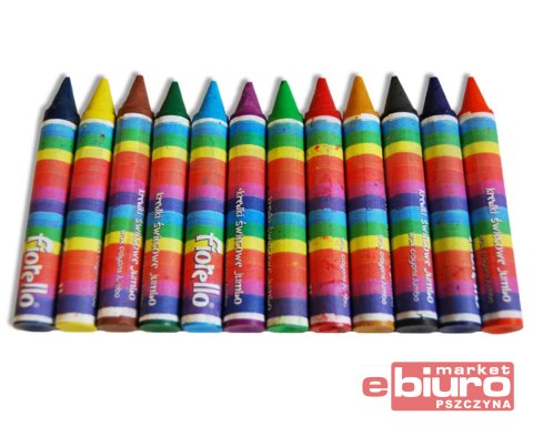 KREDKI GRAND ŚWIECOWE 12 KOLORÓW JUMBO