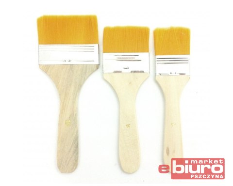 PENTA PĘDZLE 3 SZT SZEROKIE NYL. 524-534A