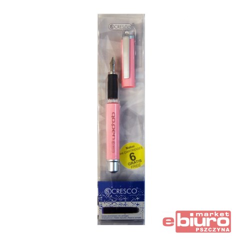 PIÓRO WIECZNE GO PEN PASTEL+ NABOJE RÓŻOWE