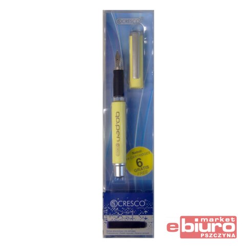 PIÓRO WIECZNE GO PEN PASTEL+ NABOJE ŻÓŁTE