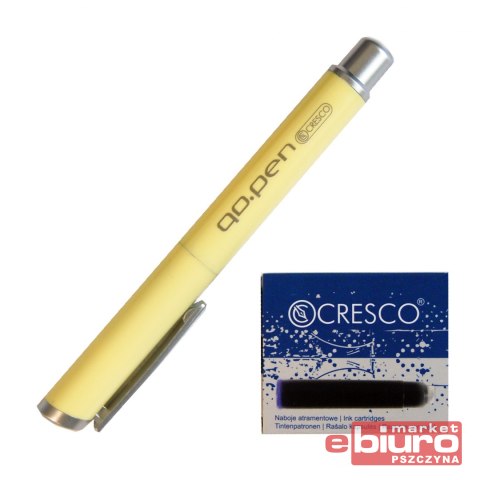 PIÓRO WIECZNE GO PEN PASTEL+ NABOJE ŻÓŁTE