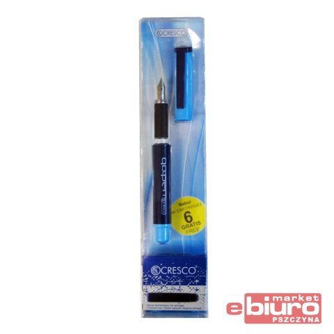 PIÓRO WIECZNE GO PEN COLOR+ 6 NAB. NIEBIESKI