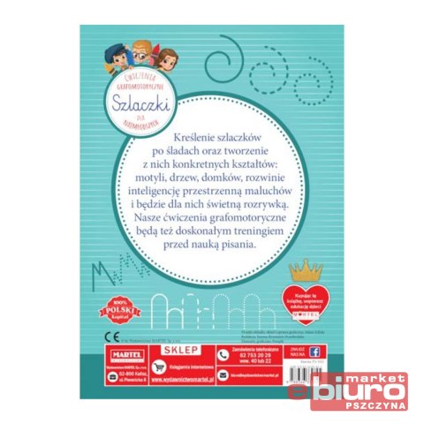 SZLACZKI ĆWICZENIA GRAFOMOTORYCZNE 40 STRON MARTEL