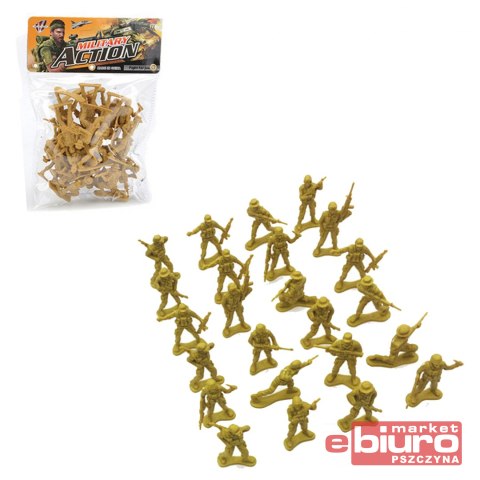 ZESTAW ŻOŁNIERZYKÓW PLASTIKOWYCH 24 SZTUKI ASKATO