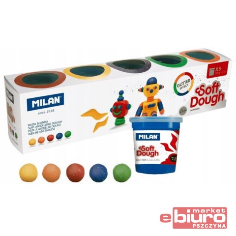 CIASTOLINA BROKATOWA 5 KOL X 142G 913505G MILAN