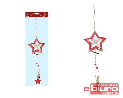 GWIAZDA ZAWIESZKA CZERWONA 44X12 8885696