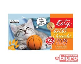 KALENDARZ POCZTÓWKOWY KOTY PASSION