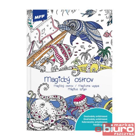 KOLOROWANKA ANTYSTRESOWA MAGICZNA WYSPA