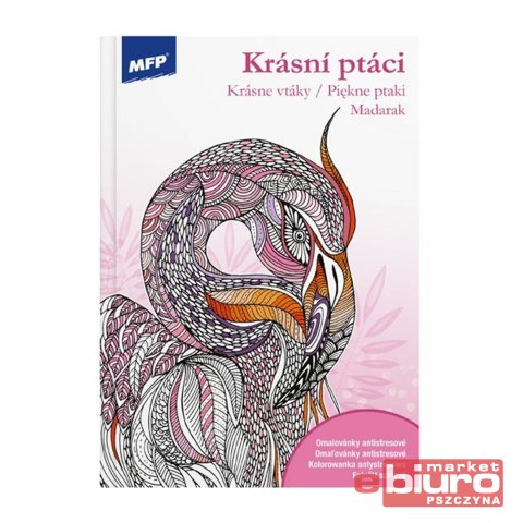 KOLOROWANKA ANTYSTRESOWA PIĘKNE PTAKI
