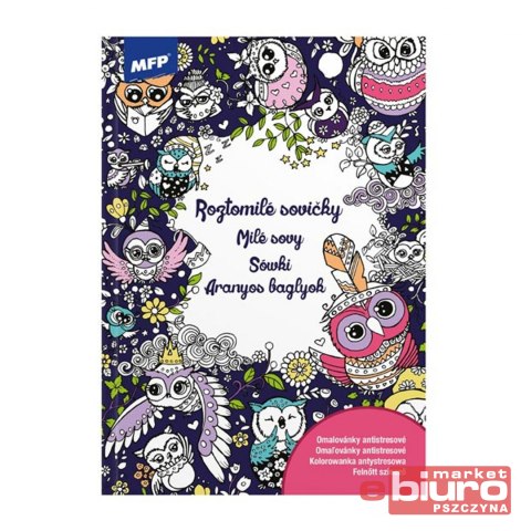 KOLOROWANKA ANTYSTRESOWA SOWY