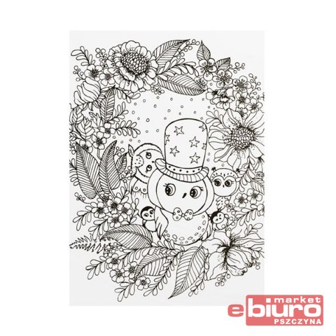 KOLOROWANKA ANTYSTRESOWA SOWY