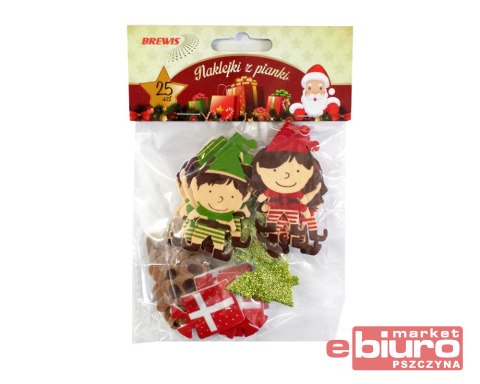 NAKLEJKI Z PIANKI PVX16 BAŁWANKI BREWIS