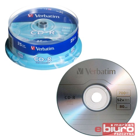 PŁYTA CD-R VERBATIM 700MB 52X EXTRA PROTECTION