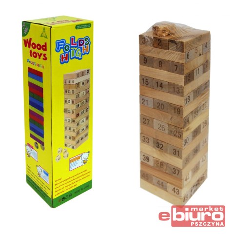 DREWNIANA WIEŻA BGR6157 BIGTOYS