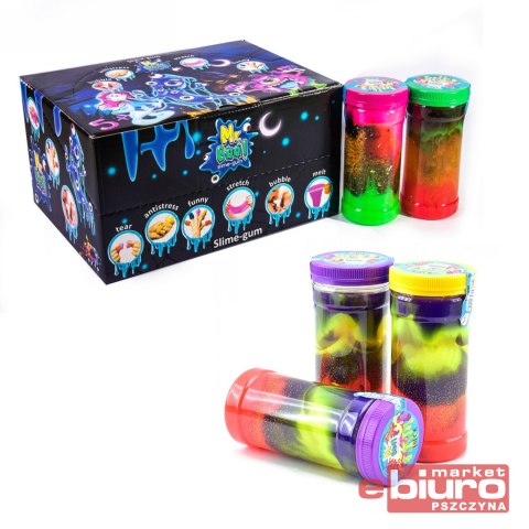 GLUTEK SLIME TM MR BOO TĘCZA 300G 80037 MAKSIK