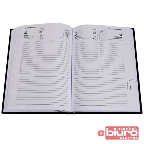 KALENDARZ A5 SZEFA CZARNY HERLITZ