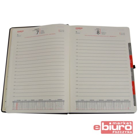 KALENDARZ KSIĄŻKOWY A4 DZIENNY ELEGANCE KKA4DE