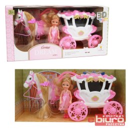 KARETA ŚW DŹW Z LALKĄ BZES7806 BIGTOYS