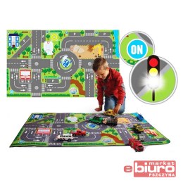 MATA ULICA Z SYGNALIZACJĄ ŚWIETLNĄ LED 72X120CM