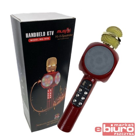 MIKROFON BLUETOOTH ŚWIATŁO I DŹWIĘK 3717 SWEDE