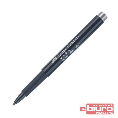 PISAK METAL. METALLICS KOLOR SREBRNY FABER CASTELL