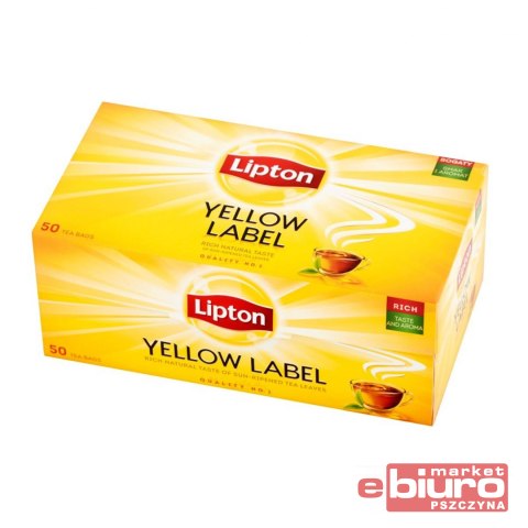 HERBATA LIPTON 50 SZTUK TOREBEK