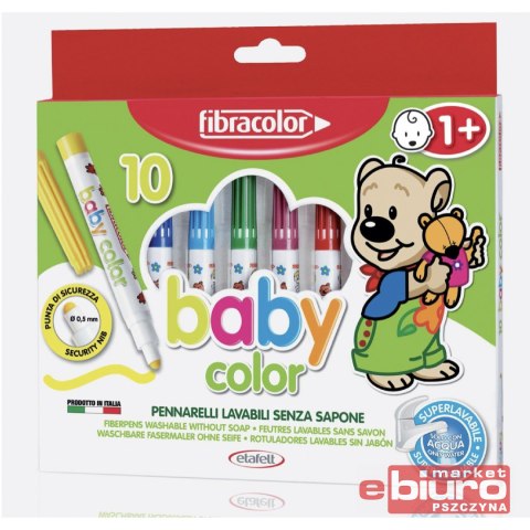 MAZAKI BABYCOLOR 10 KOLORÓW OD 1 ROKU FIBRACOLOR