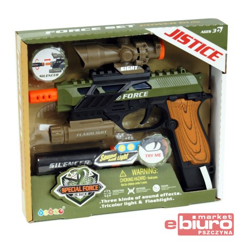 PISTOLET NA BAT ŚW DŹW BBRO4432 BIGTOYS