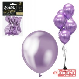 BALONY BEAUTY&CHARM PLATYNOWE FIOLETOWE 12