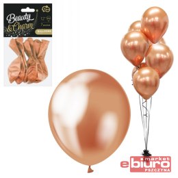 BALONY BEAUTY&CHARM PLATYNOWE MIEDZIANE 12