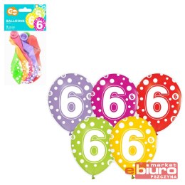 BALONY Z CYFRAMI 6 12