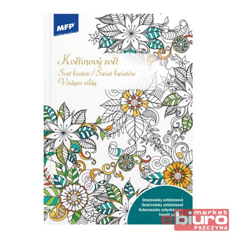 KOLOROWANKA ANTYSTESOWA ŚWIAT KWIATÓW 5301044