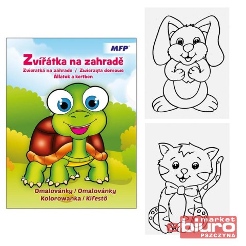 KOLOROWANKA MFP A4 ZWIERZĘTA DOMOWE