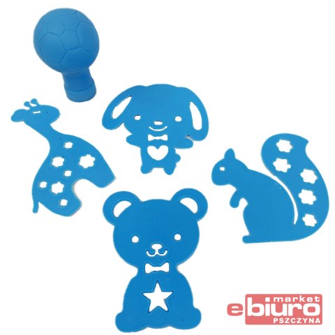 MAZAKI DMUCHANE Z SZABLONAMI 728-12 KOLORÓW