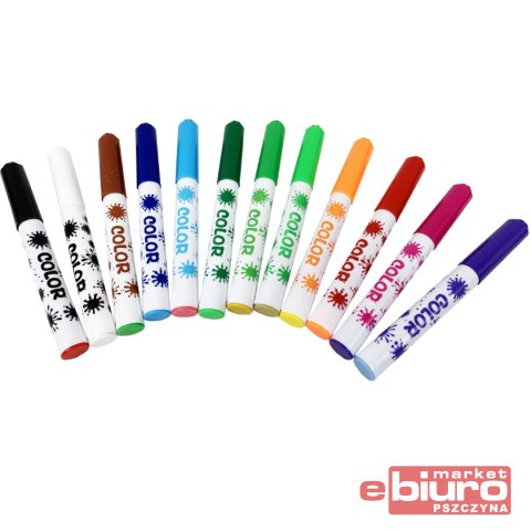 MAZAKI DMUCHANE Z SZABLONAMI 728-12 KOLORÓW