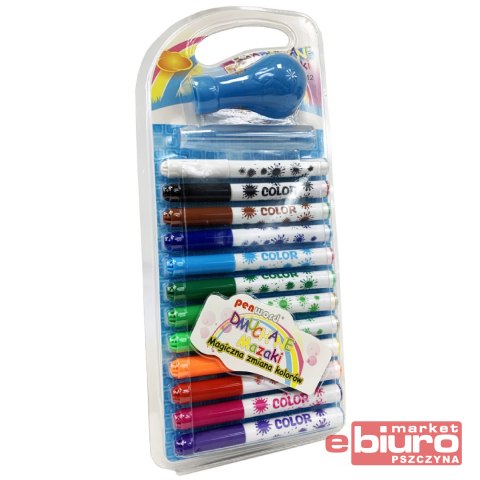 MAZAKI DMUCHANE Z SZABLONAMI 728-12 KOLORÓW