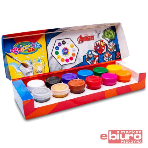 FARBY PLAKATOWE 20ML 12 KOL. AVENGERS COLORINO