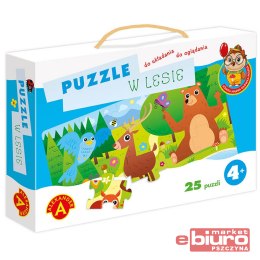 PUZZLE W LESIE SÓWKA MĄDRA GŁÓWKA ALEXANDER