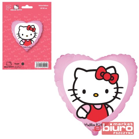 BALON FOLIOWY 18" FX HELLO KITTY W OKIENKU