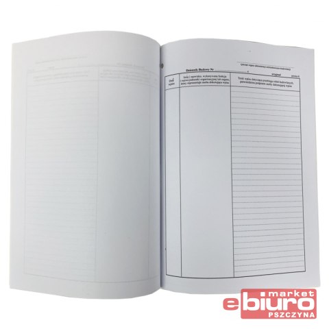 DZIENNIK BUDOWY A4 20 KARTEK (10 kpl) DR