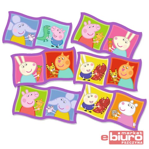GRA DOMINO ŚWINKA PEPPA 02066 TREFL