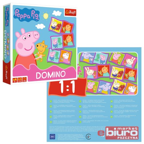 GRA DOMINO ŚWINKA PEPPA 02066 TREFL